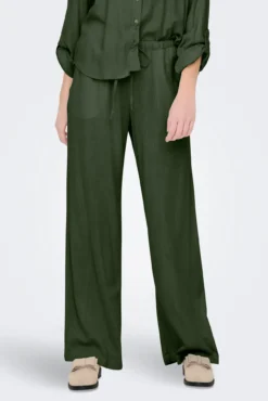 Pantalón largo lino