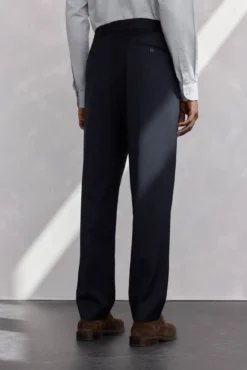 Pantalón pinzas lana