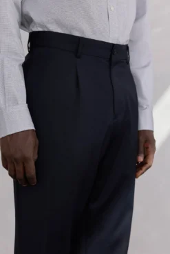 Pantalón pinzas lana
