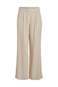 Pantalón plisado de lino