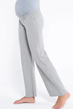 Pantalón premamá de punto con costuras