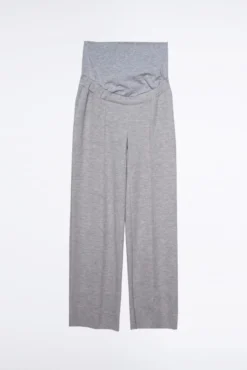 Pantalón premamá de punto con costuras