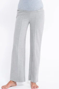 Pantalón premamá de punto con costuras