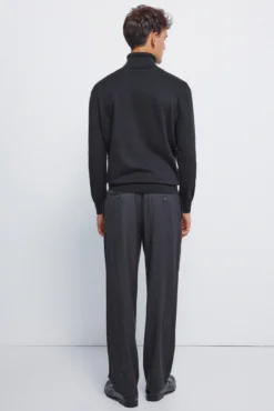 Pantalón rayas straight fit