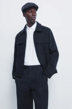 Pantalón rayas straight fit
