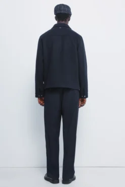 Pantalón rayas straight fit