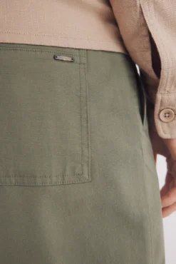 Pantalón recto canvas