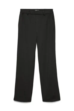 Pantalón recto con cintura elástica