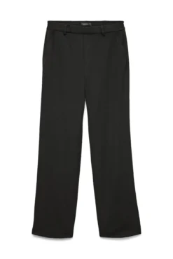 Pantalón recto con cintura elástica