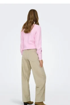 Pantalón recto con cinturón