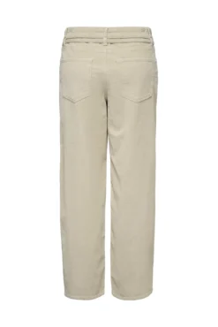 Pantalón recto con cinturón