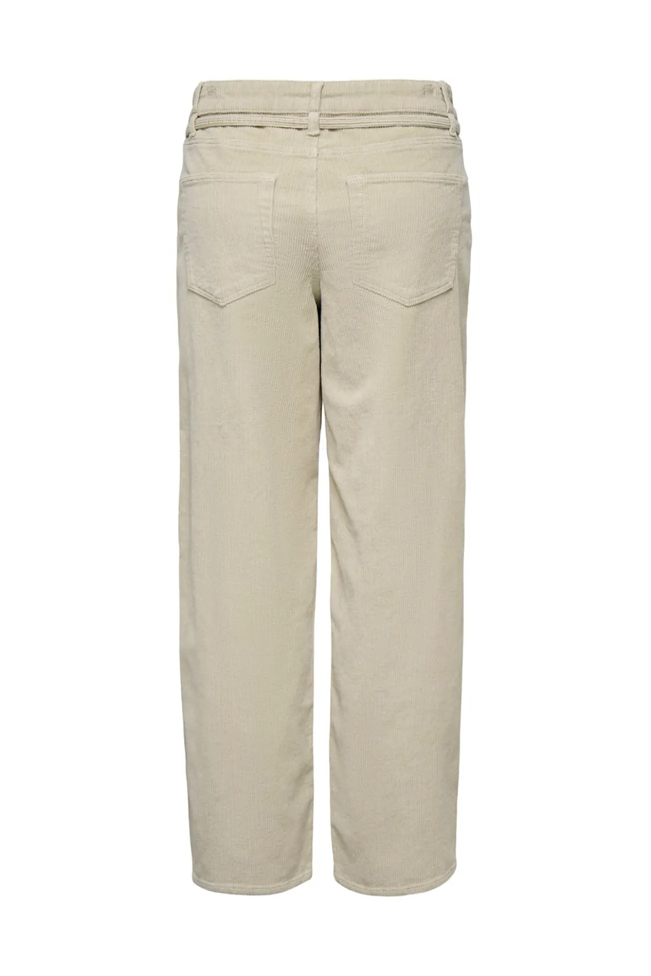Pantalón recto con cinturón