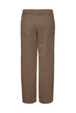 Pantalón recto con cinturón
