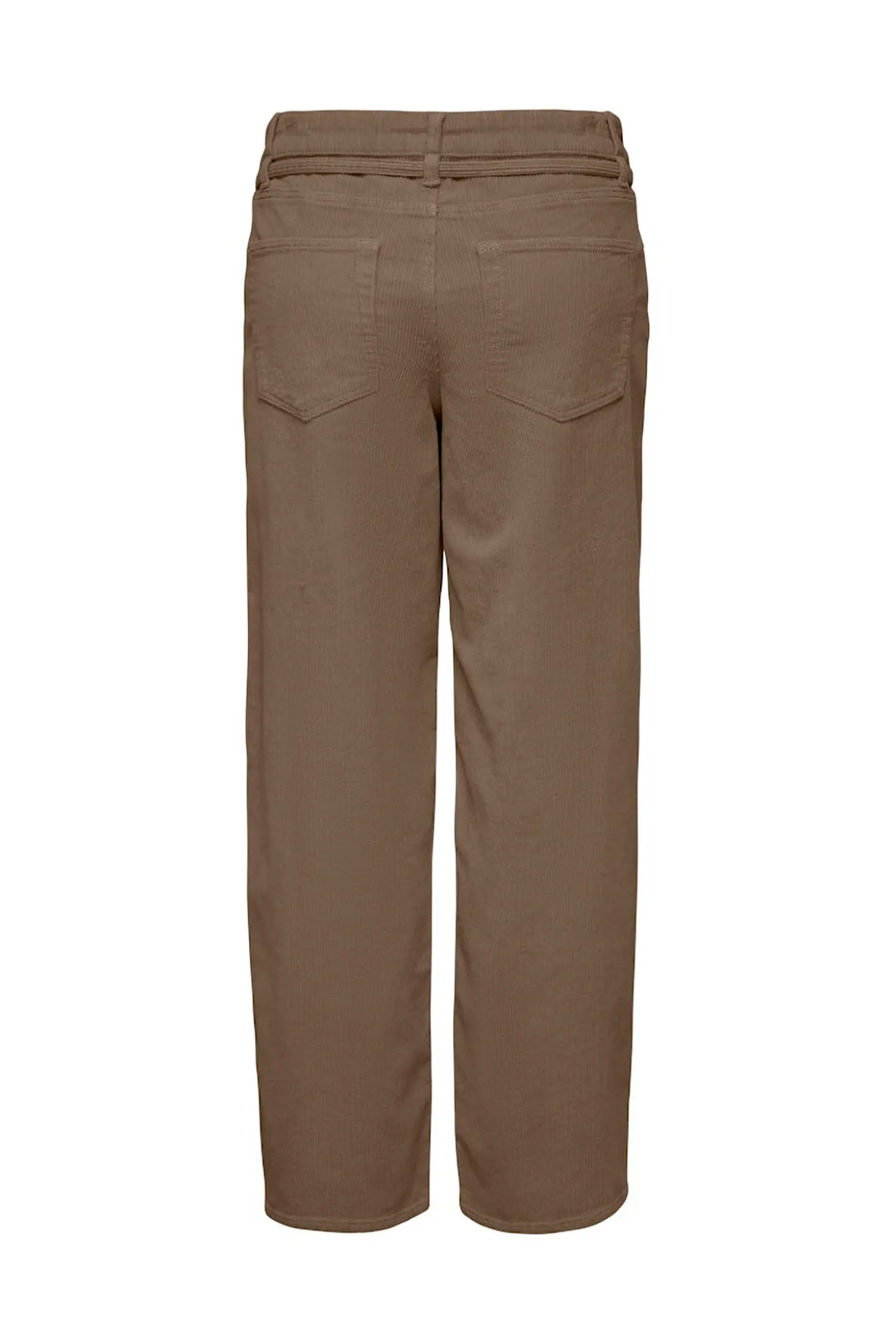 Pantalón recto con cinturón