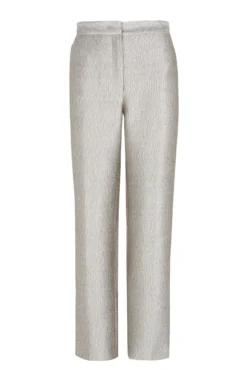 Pantalón recto dorado