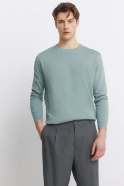 Pantalón recto rayas relaxed fit
