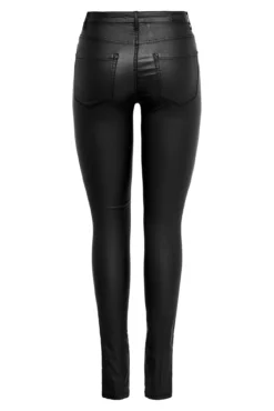 Pantalón skinny efecto encerado