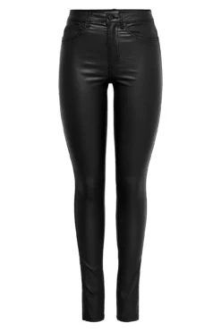 Pantalón skinny efecto encerado