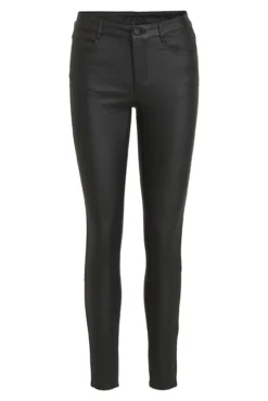 Pantalón skinny fit encerado