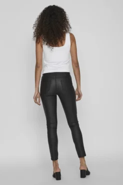Pantalón skinny fit encerado