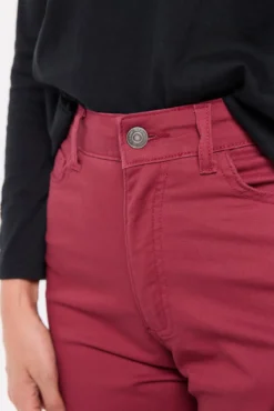 Pantalón slim color