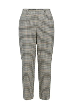 Pantalón slim cuadros