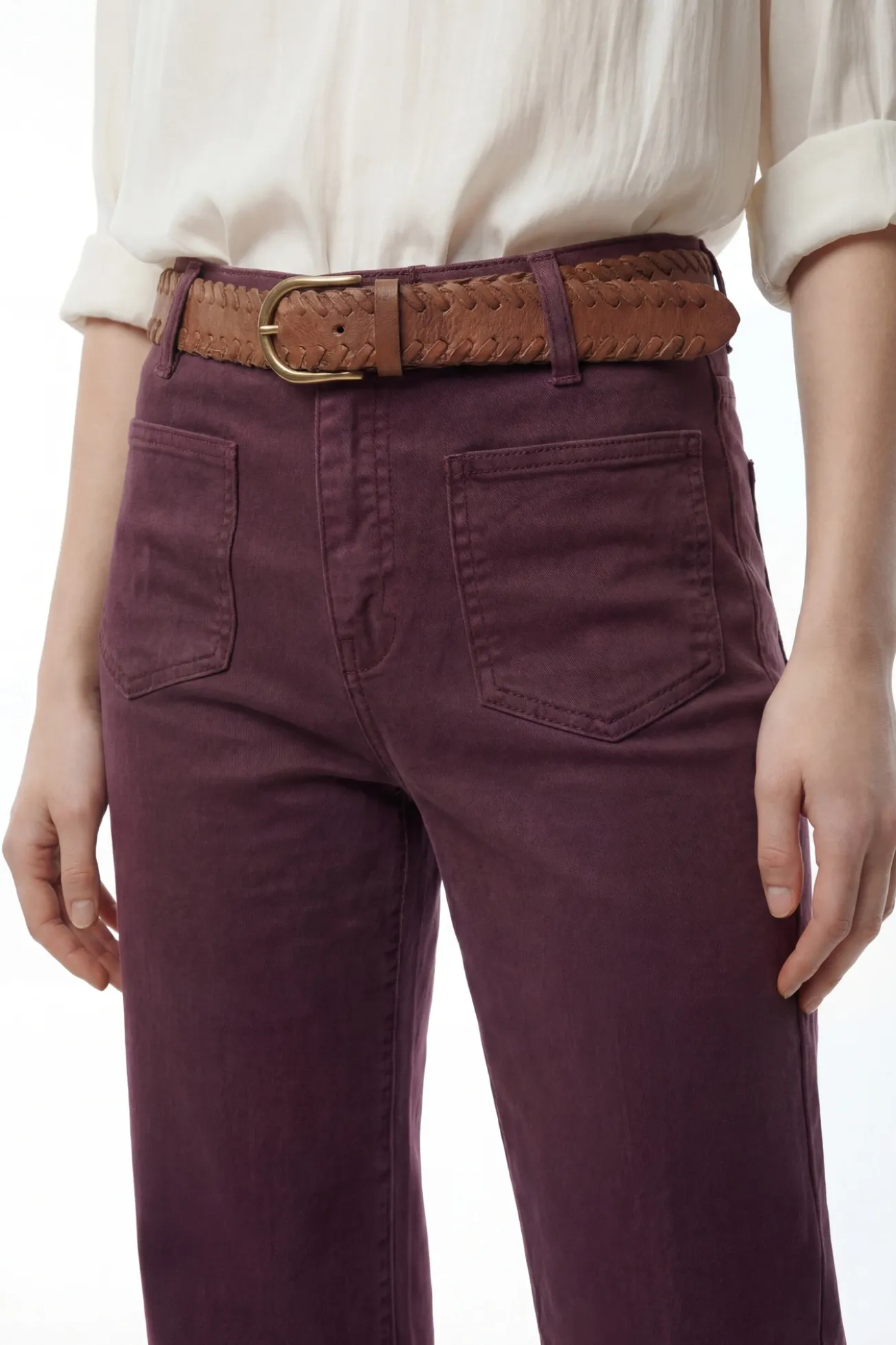 Pantalón vaquero con bolsillos delanteros