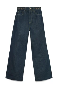 Pantalón vaquero detalle cadena