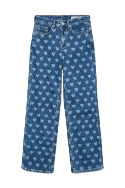Pantalón vaquero estampado