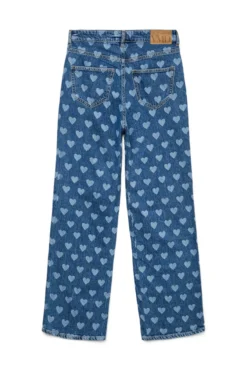 Pantalón vaquero estampado