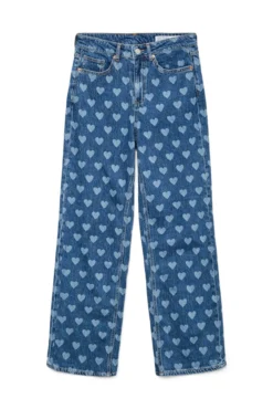 Pantalón vaquero estampado