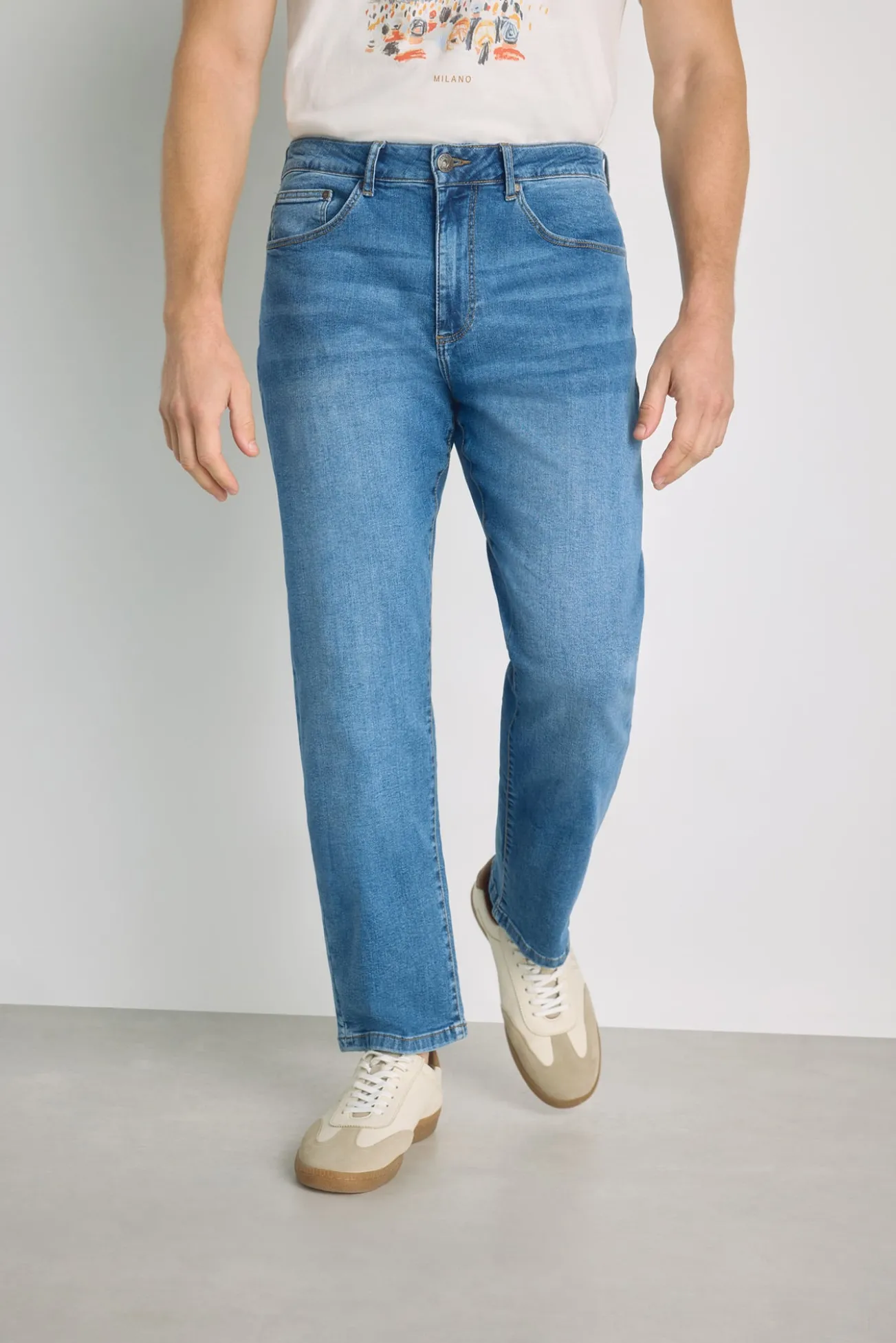 Pantalón vaquero fit recto