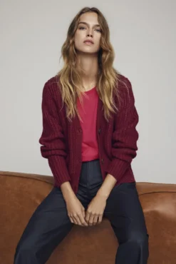 Pantalón Wide Leg fit encerado