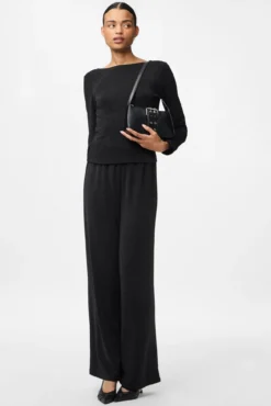 Pantalón wide lurex