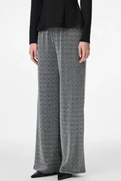 Pantalón wide lurex