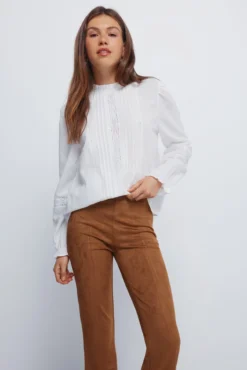 Pantalones antelina