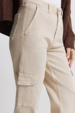 Pantalones cargo algodón