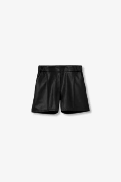 Pantalones cortos efecto piel