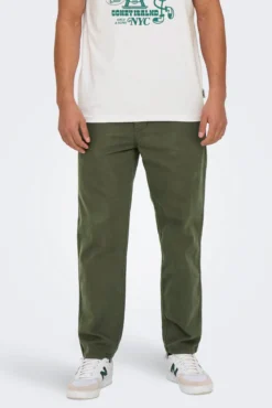 Pantalones de hombre tapered fit
