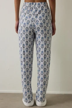 Pantalones de pijama con efecto térmico Floral Tea Time