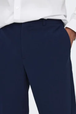 Pantalones de traje slim fit para hombre