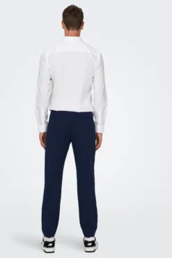 Pantalones de traje slim fit para hombre