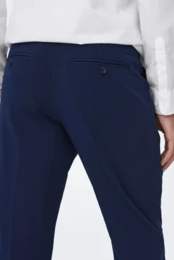 Pantalones de traje slim fit para hombre