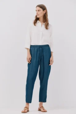 Pantalones fluidos tencel