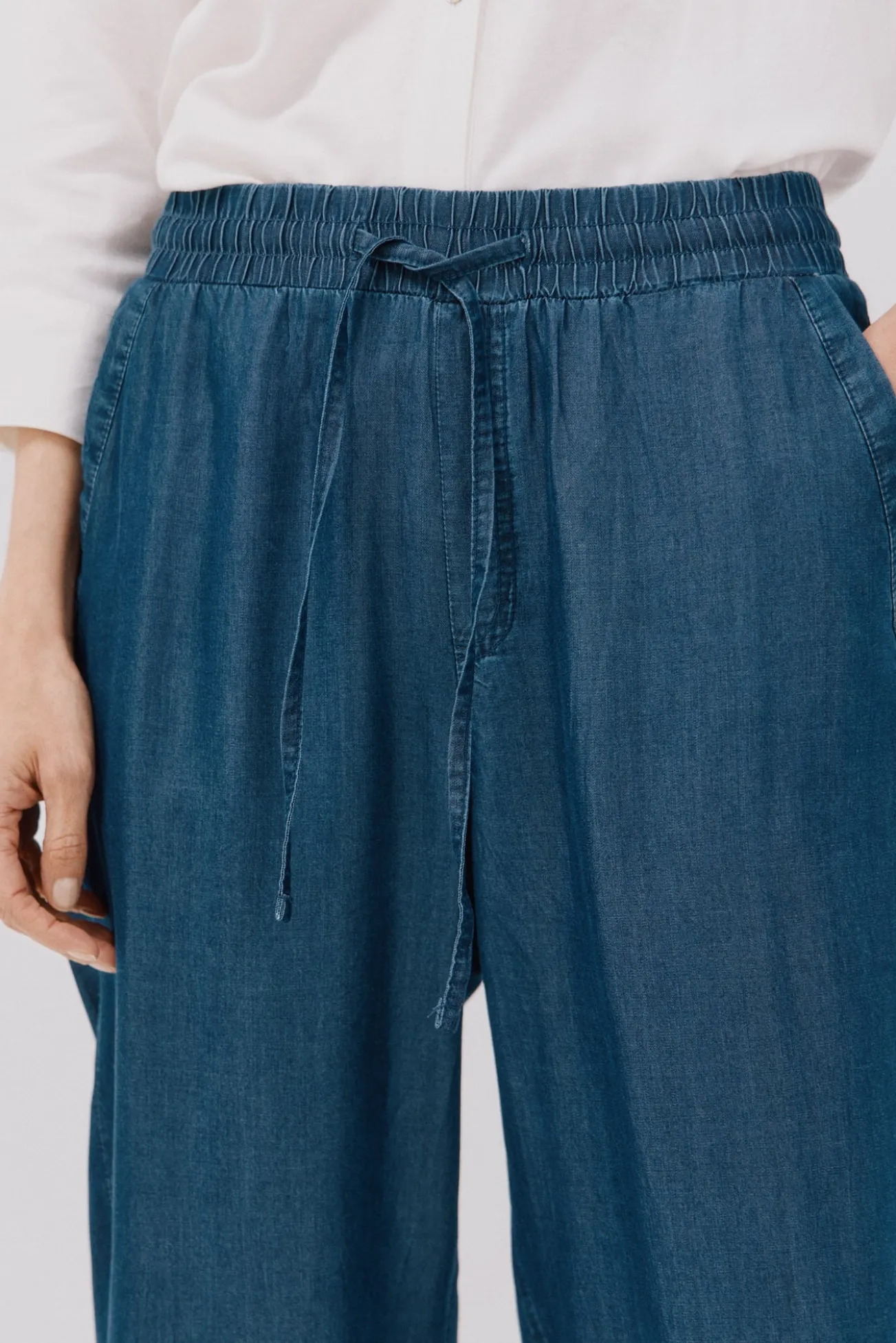 Pantalones fluidos tencel