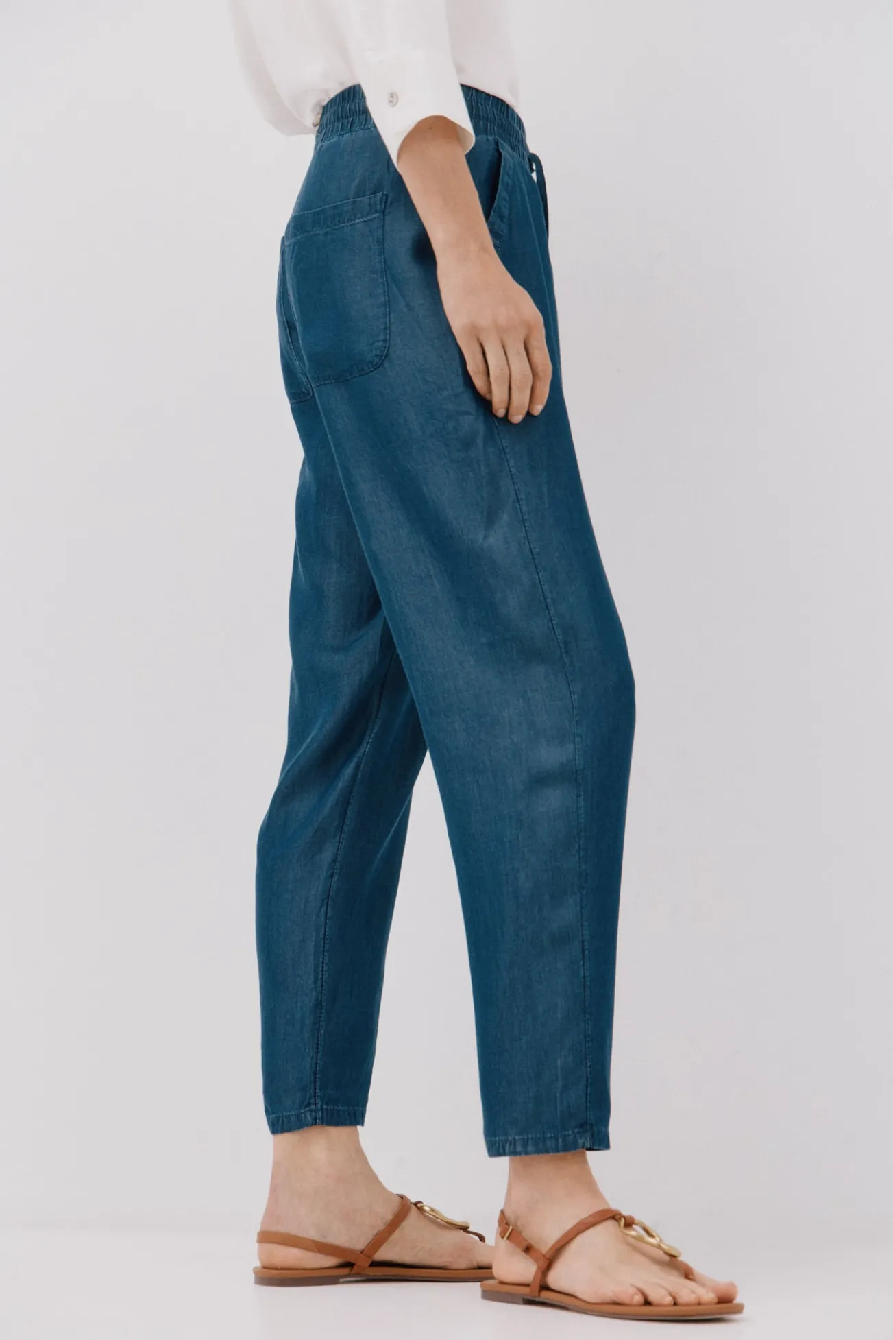 Pantalones fluidos tencel