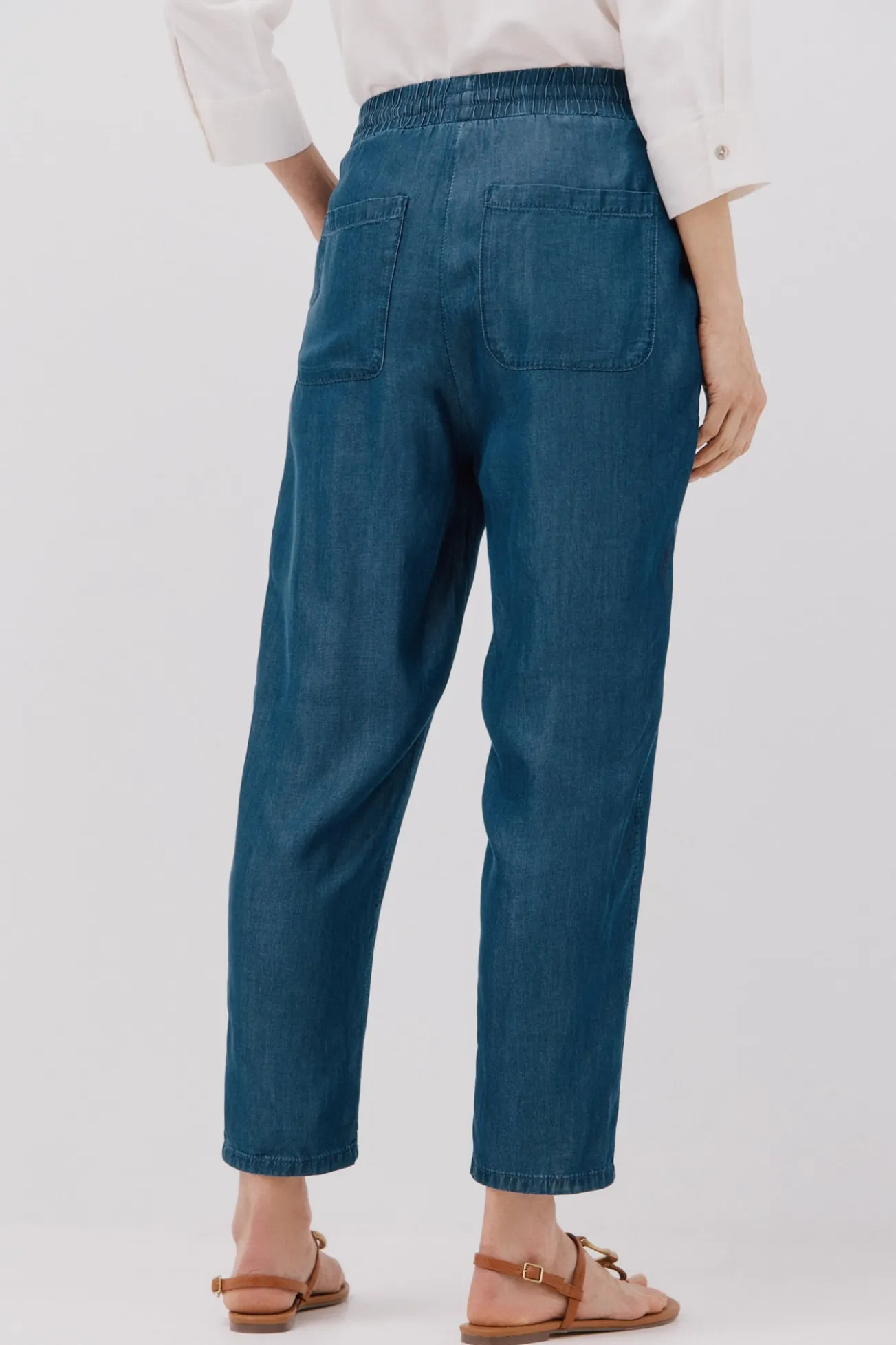 Pantalones fluidos tencel