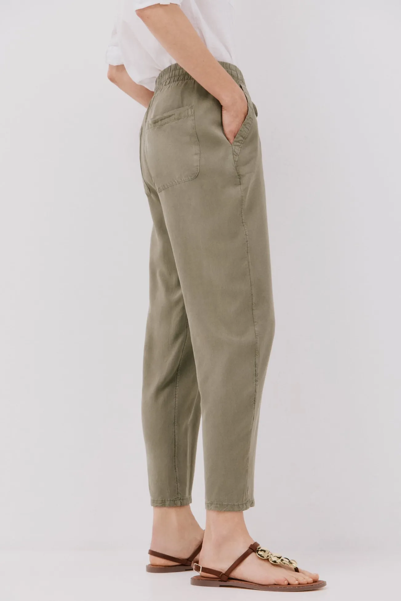 Pantalones fluidos tencel