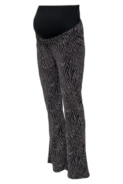 Pantalones premamá lúrex negros