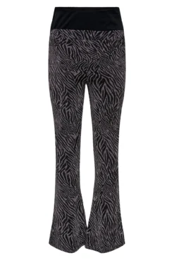 Pantalones premamá lúrex negros